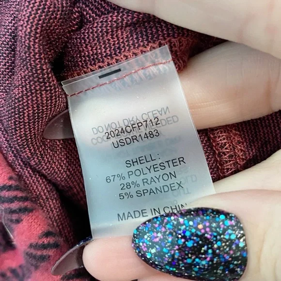 Universal Standard Maine Stretch Cranberry Plaid Flannel Shirtdress - Picture 10 of 11